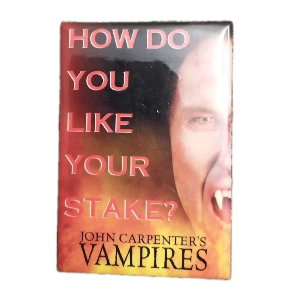 John Carpenter's VAMPIRES THEATER Promo Movie Badge Button Pin Pinback